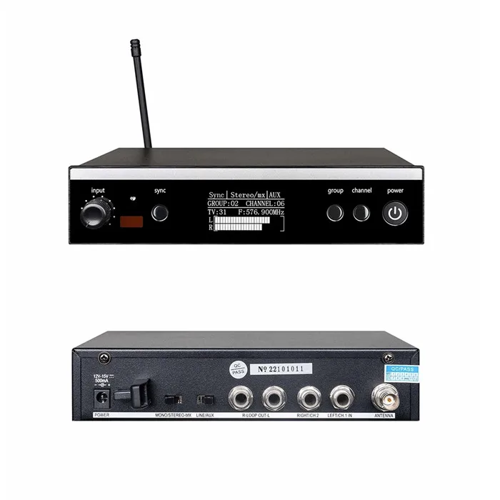 TKG 566-590mhz Wireless Monitoring PSM300 Personal In Ear Monitor System Stage Return wireless stereo in ear monitors receiver