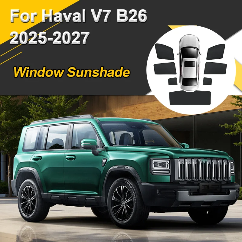 

Car Sun Shades For Haval V7 B26 2025 2026 2027 Sunshades Heat Insulation Window Curtain Mesh Windshield Visors Auto Accessories
