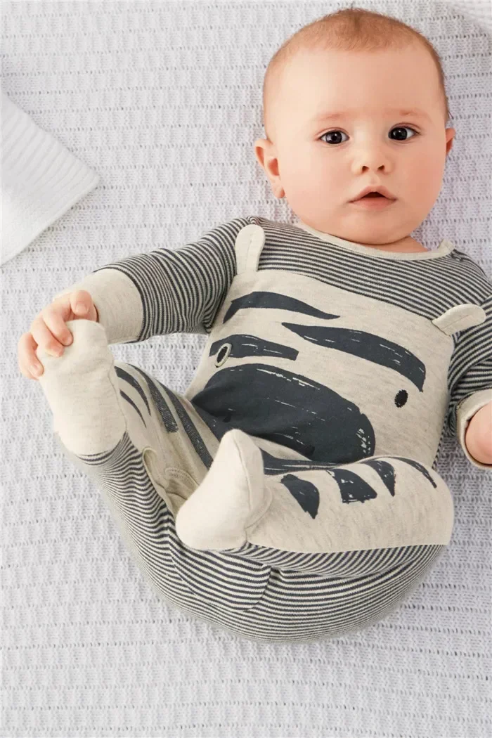 Newborn Baby Boys Rompers Jumpsuits Spring Autumn Clothes Infant Boys Long Sleeve One-Piece Climb Clothing Come with Cap