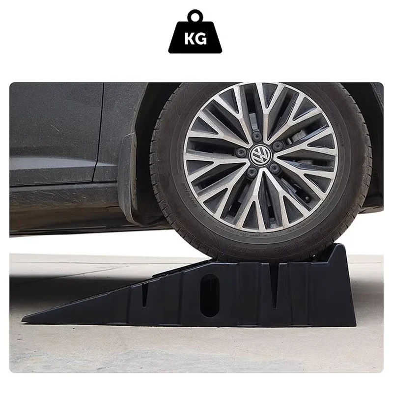 2PCS Auxiliary ramp Car oil change ramp Car maintenance bracket ramp Chassis raising pad Auto repair tool