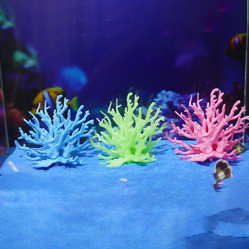 1PC Coralline Artificial Fish Tank Decorations Aquarium Artificial PVC Plants Coral Ornaments Aquarium Landscape Aquarium