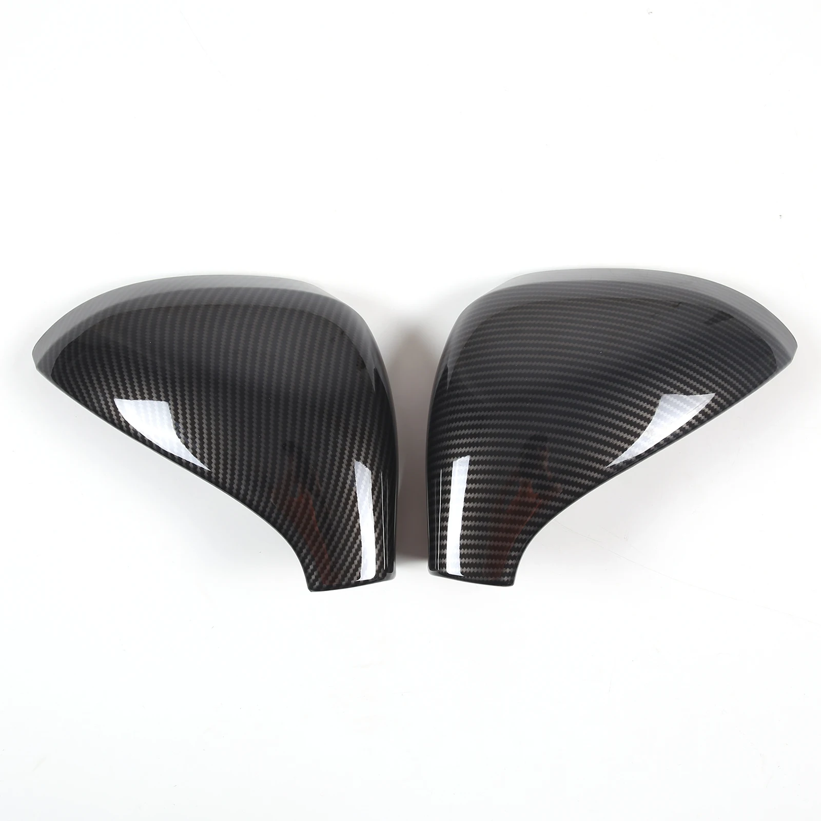 For Peugeot 207 308 2006-2014 ABS Carbon Fiber Texture Car Side Door Rear View Mirror Cover Car Accessories