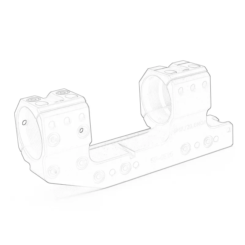 Imagem -04 - Novos Anéis de Escopo sp 4616 Sólido 34 mm Tubo Riflescope 38 mm 1.50in Montagem com Superfícies para Acessórios de Escopo