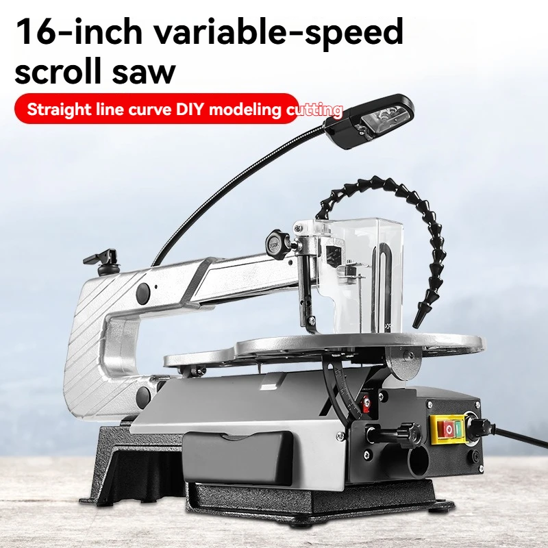 Multi Functional Flower Saw Desktop Curve Saw Woodworking Table Saw Carving Saw Wire Saw Dust-free Saw Cutting Machine
