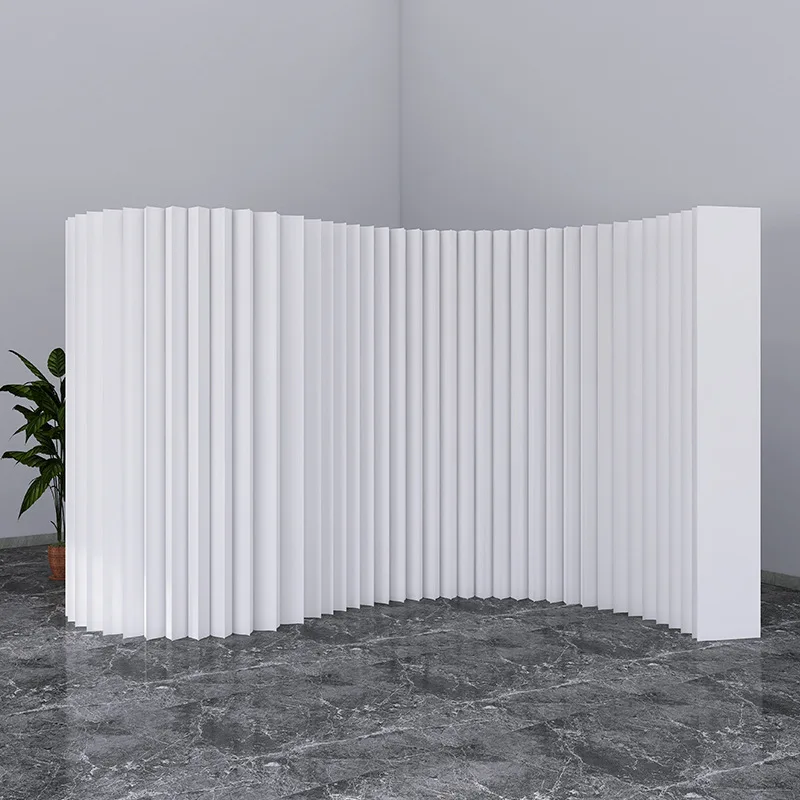 Large Paper Screen Partition Folding Mobile Activity Exhibition Hall Hotel Room Window Background Waterproof Partition Wall