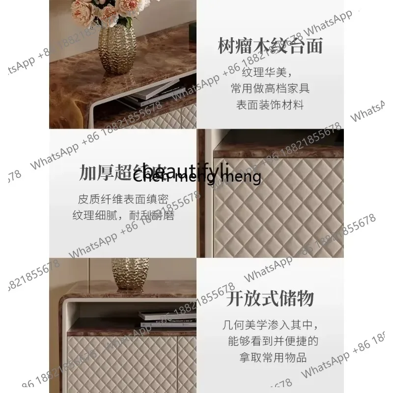 LHY26 ss ss8617 Light Luxury TV Cabinet Villa Model House Large and Small Apartment Type Living Room Italian Fashion Paint cabin