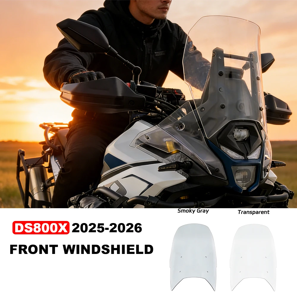 

For VOGE DS800X Windshield Motorcycle Windshield Height 47 cm, Length 40.5 cm DS 800X 2025-2026 Modification Accessories