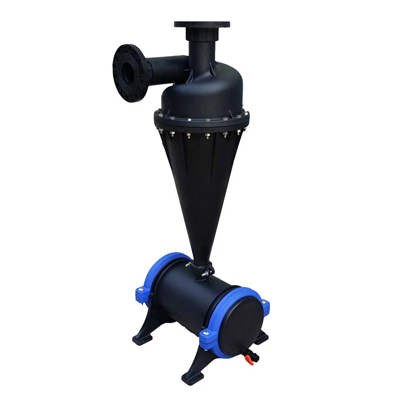 Hydrocyclones are used for agricultural water separation