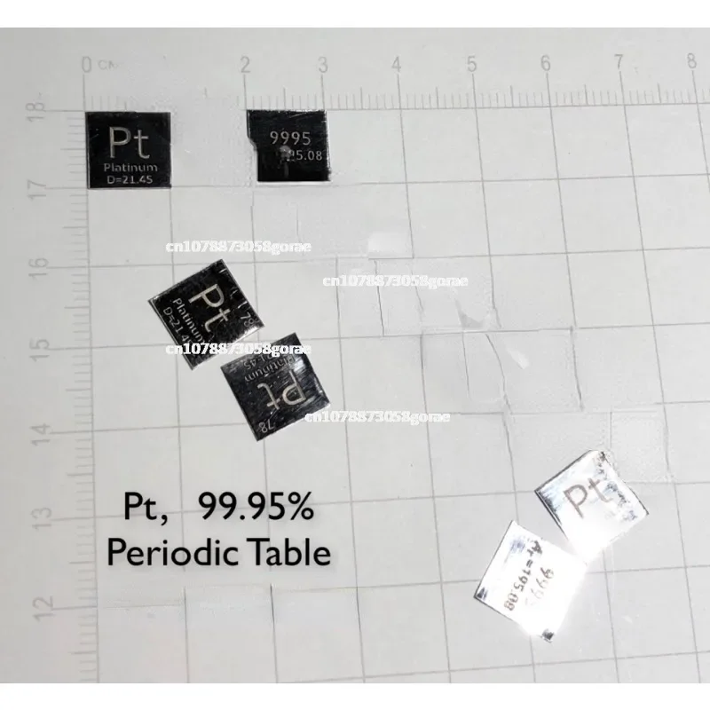 Custom [Precious Metals Periodic Table Series] Platinum Sheet Period Phenotype Platinum sheet pure platinum sheet Pt9995