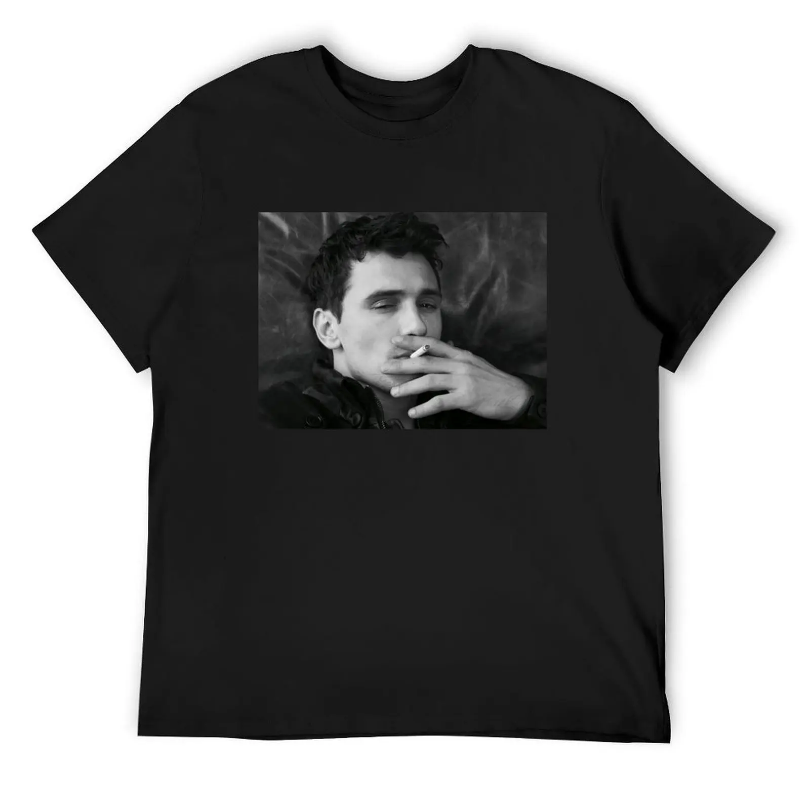 James Franco - Smoke T-Shirt Short sleeve tee hippie clothes baggy shirts clothes for men