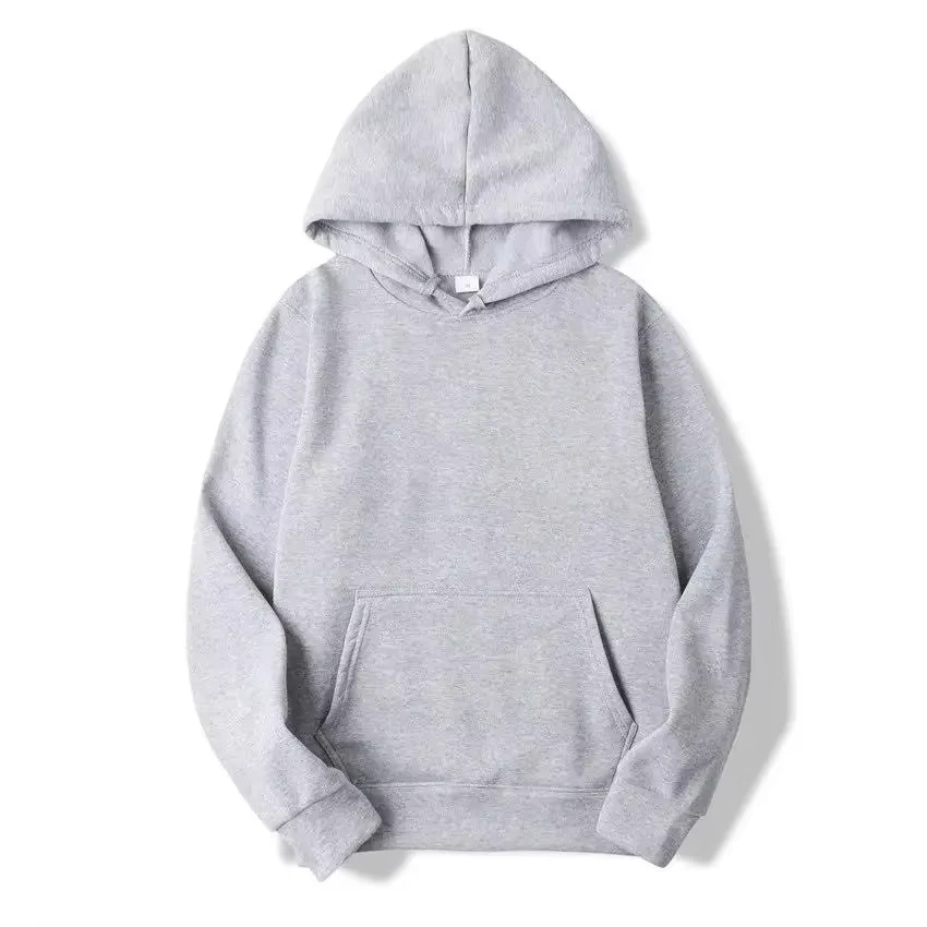 Fashion solid color hooded sweatshirt suitable for both men and women Poleron Ombrefelpaomo autumn and winter hot selling top