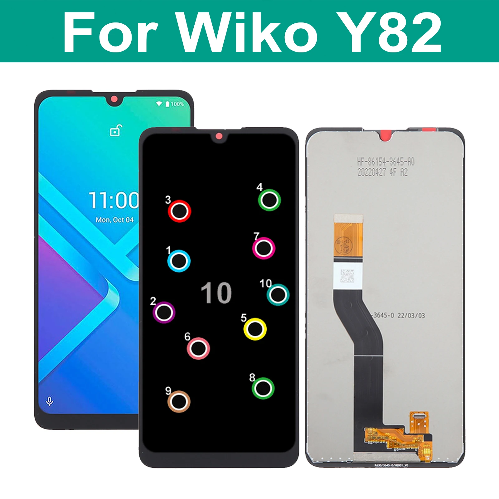 

For Wiko Y82 WikoY82 LCD Display Touch Screen Digitizer Assembly