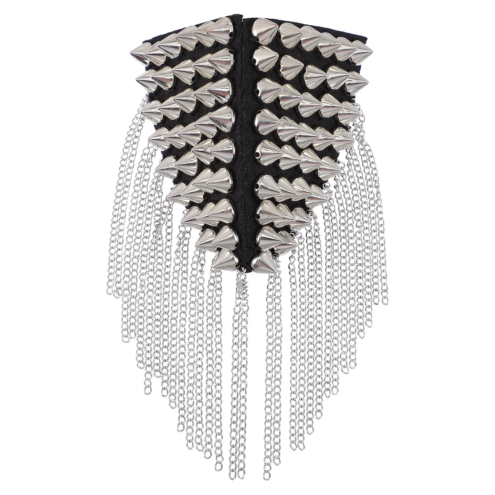 1 قطعة سلسلة شرابة الكتفية برشام ربط سلسلة شارة ملابس أنيقة ملحق مناسبة لسترة موحدة