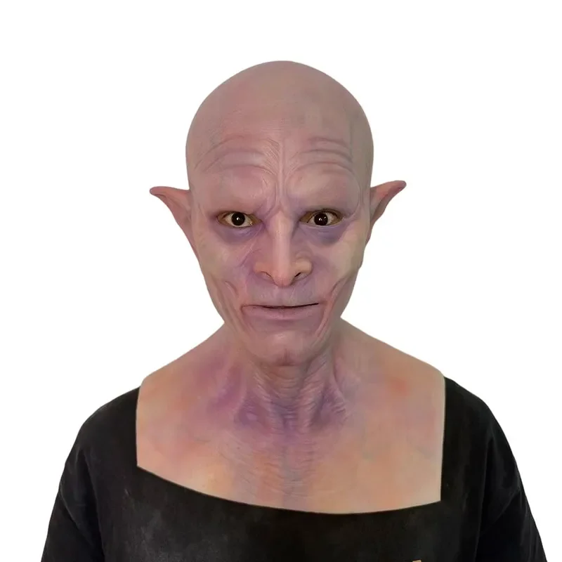 Face hood bald head old man mask halloween humanoid silicone silicone bald head