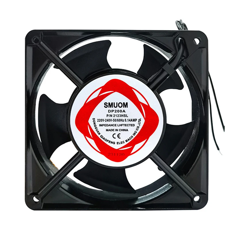 DP200A 12038 Axial Cooling Fan 23W 95CFM 220V 120*120*38 12CM Solder Exhaust Fume Cooling