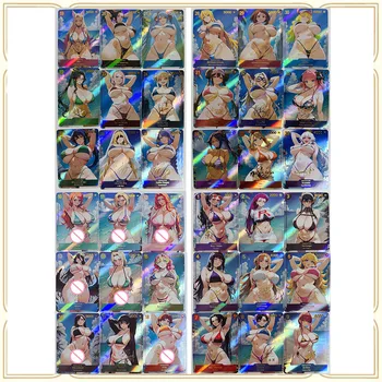 9 개/대 애니메이션 여신 이야기 DIY ACG 나카노 프리미엄 플래시 소장 카드 소년 게임 장난감 크리스마스 생일 원피스 포켓몬