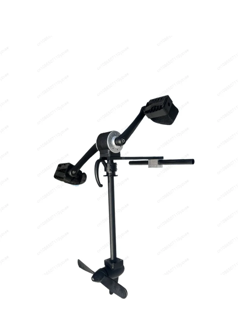 Kayak Foot Pedal System, Aluminum Alloy Footrest Drive for Fishing Boat, Universal Fit