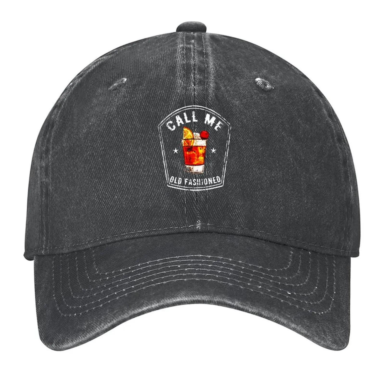 

Call Me Old Fashioned Baseball Cap Sun Cap Luxury Brand |-F-| black Female Men's