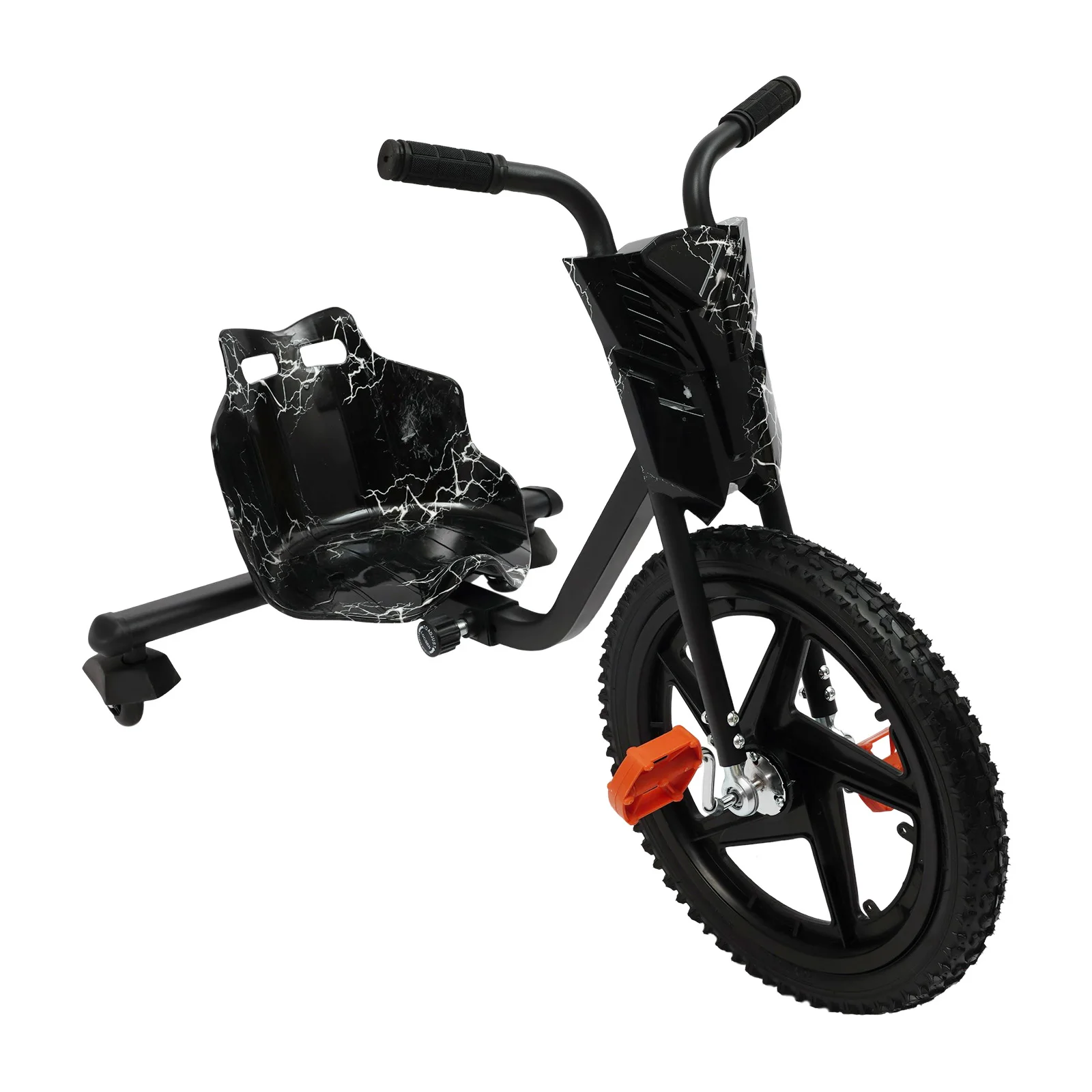 Kinder-Dreirad, Pedal-Dreirad, nicht angetrieben, Drift-Kart, Balance-Auto, Drifting Scooter Drifter für 6 Jahre – Detail 3
