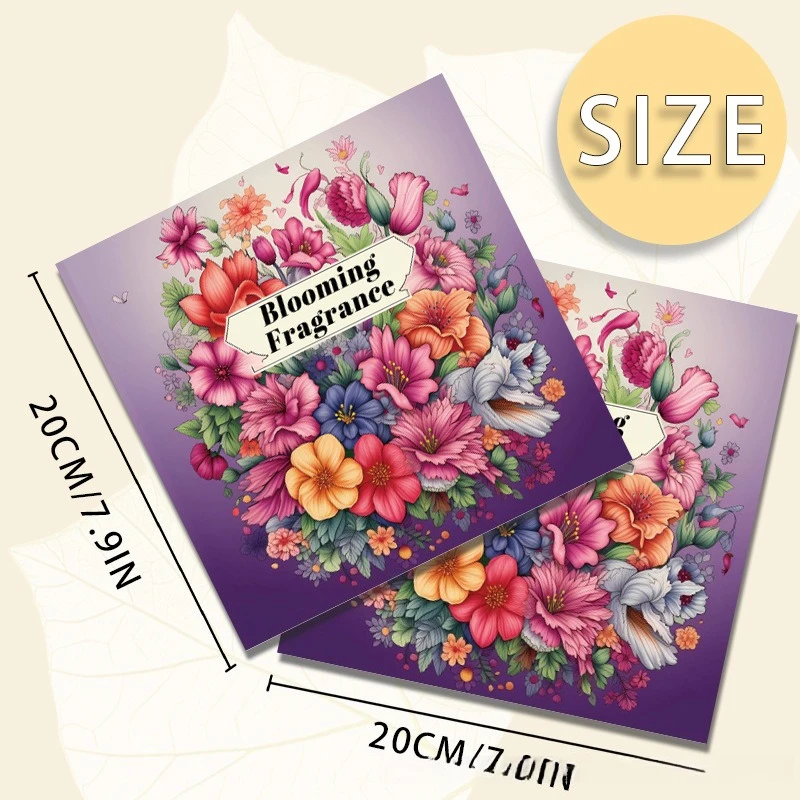 Art Books Coloring Doodling Painting Figures, Patterns Coloring and Using Colored Painting Paper