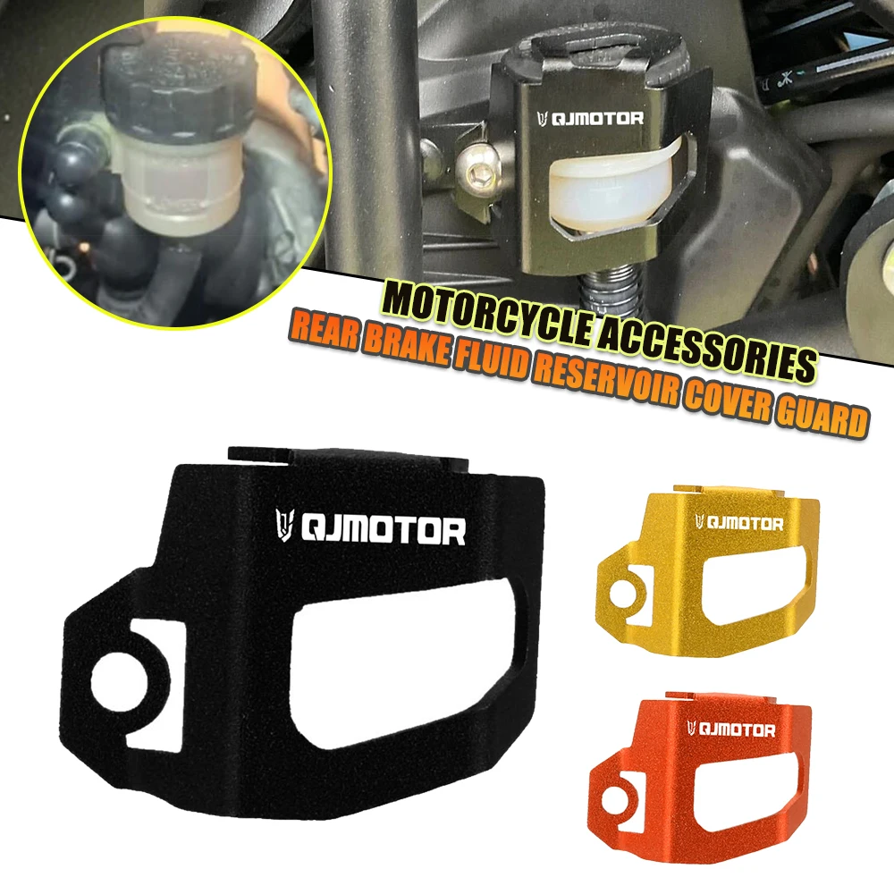

For QJMOTOR SRT550X SVT 650 X 650X SRT 550X/700X SVT650X SRT700X Motorcycle Rear Brake Fluid Reservoir Guard Cover Protector