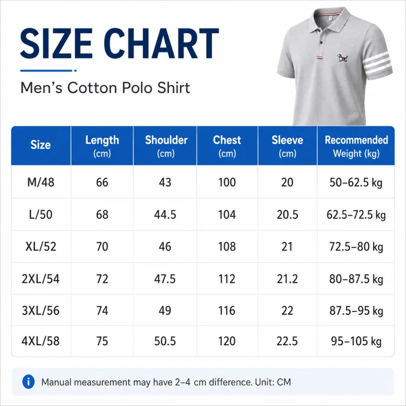 Luxury Brand Men's High Quality Short Sleeves Polo Shirt Lapel Embroidery Puppy Cuff Stripe T-Shirt Business Leisure Men's Wear view 6