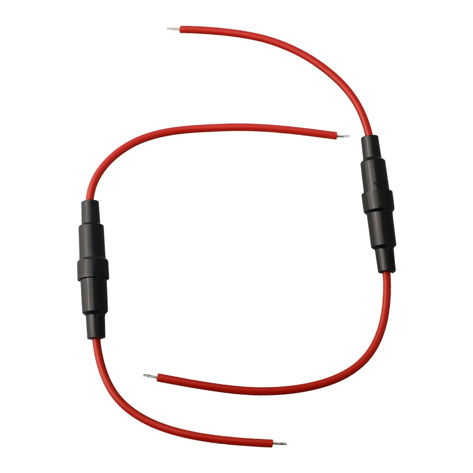 10 peças porta-fusíveis em linha com fio 22awg para fusíveis 5x20mm tipo parafuso de sopro rápido snap apertado para aplicações à prova d'água