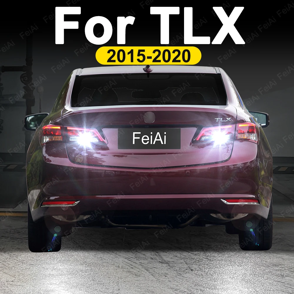 LED Reverse Light For Acura TLX 2015 2016 2017 2018 2019 2020 TLX Accessories Car LED Reversing Bulb Back Up Light Super Bright