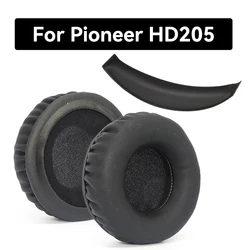 Coussinets d'oreille pour casque Sennheiser HD205, oreillettes de remplacement en cuir PU, éponge en mousse