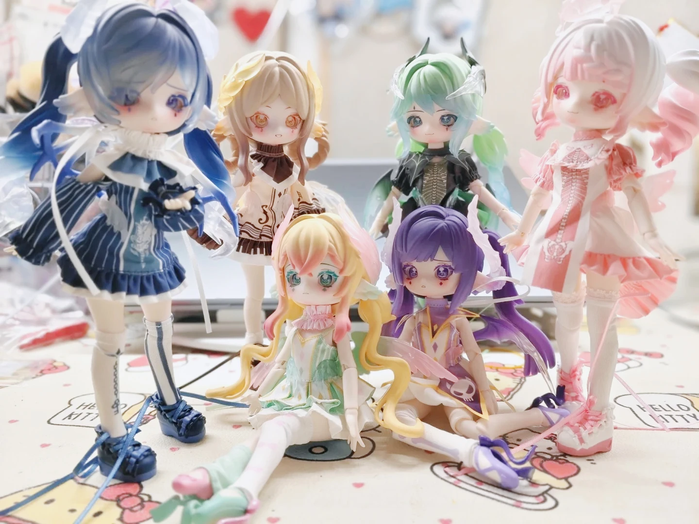 Penny'S Box Luluya Symphonic Poem 1/8 Bjd صندوق أعمى عمل الشكل صندوق غامض Kawaii أنيمي دمية مفاجأة حقيبة فستان الدمى لعبة