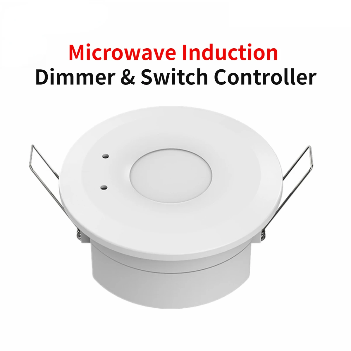 

100-240VAC Microwave Induction Dimmer & Switch Controller Motion Detector Output RF 2.4G 0-10V/AC Relay For Single Color Strips