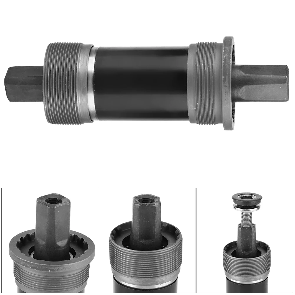 Bicycle Bottom Bracket Quare Hole Axis Bike Parts for Square Tapered Spindle Crank view 6
