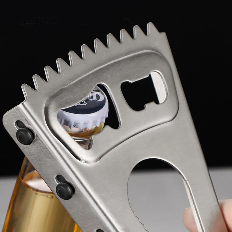 

YM Multi-Function Can Opener Glass Can Opener Cap Opener Bottle Capper Fish Scale Planer - Kitchen Tool for Easy Lifting Openin