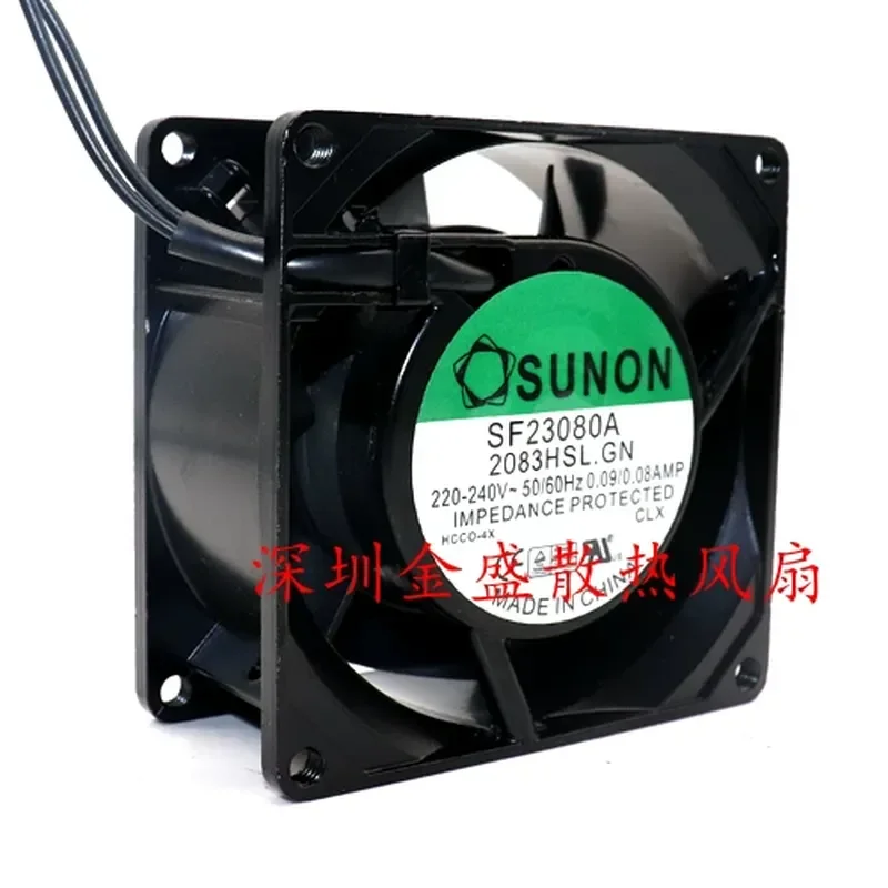 for SF23080A 2083HSL.GN Original Genuine Imported Fan 220-240V 0.09/0.08A 8038 Cooling Blower