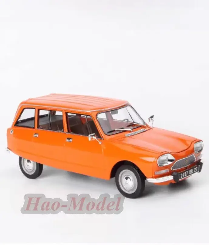 

Norev 1/18 For Citroën Ami 8 1975 Alloy Diecast Model Car Simulation Toys Boys Birthday Gifts Hobby Display Collection Orange