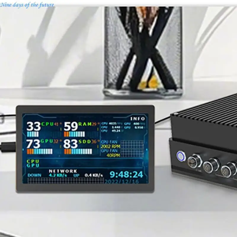 USB Secondary Screen 5inch/7inch For Win 10/11 Industrial Control Monitoring And Desktop Expansion E65A