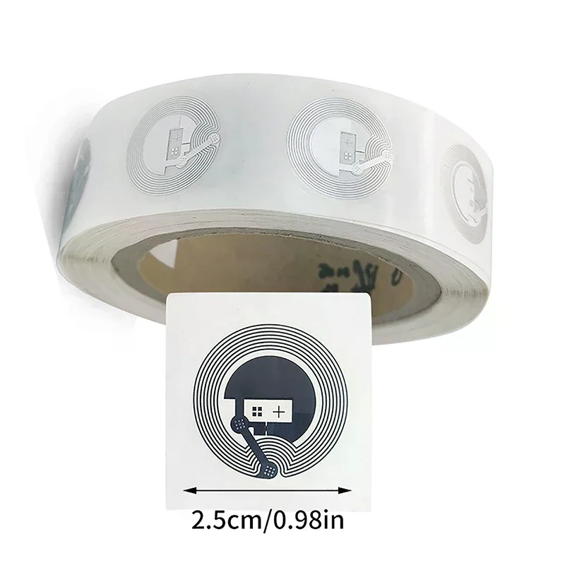 10pcs Clear NFC Tags  213 Stickers Protocol ISO14443A13.56MHz  213 Universal Label RFID Tags and All NFC Phones