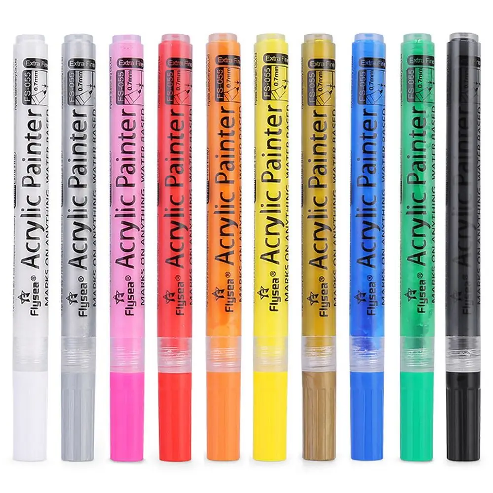 Ink Pen Multicolor Sunscreen Covering Power Ink Pen Color Changing Pen Acrylic Painter Golf Club Pen