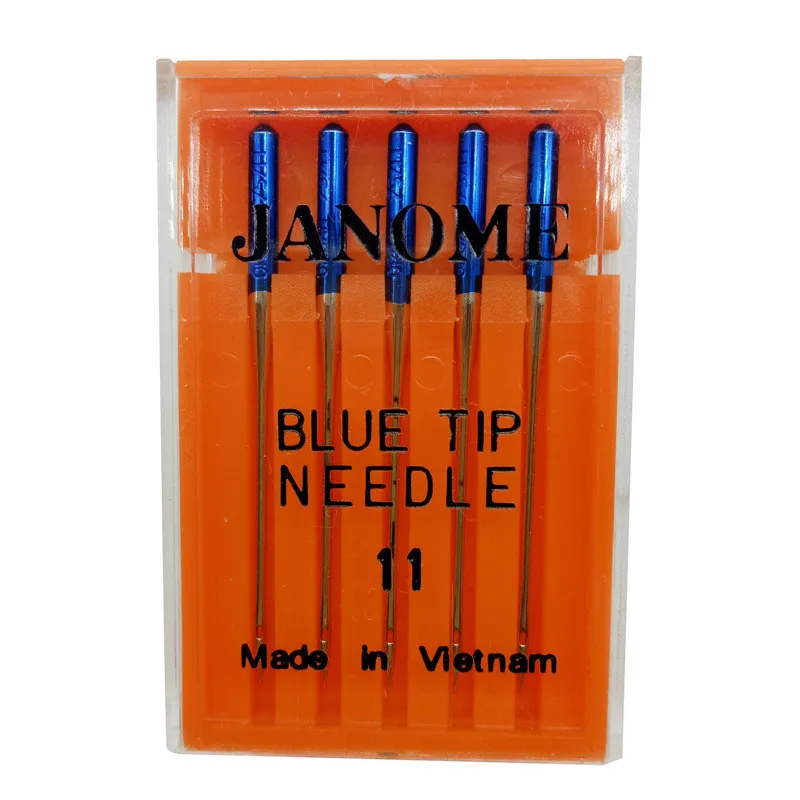 

Janome Home Sewing hine Needles Elastic Knitted Fabric Anti-Jump Tead Blue Needle Purple Needle Home Textile DIY Materials