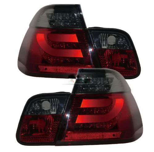 1 set Car Styling for BMW E46 Taillights 2001 2012 2013 2014 E46 320i 328i LED Tail Lamp+Turn Signal+Brake+Reverse light