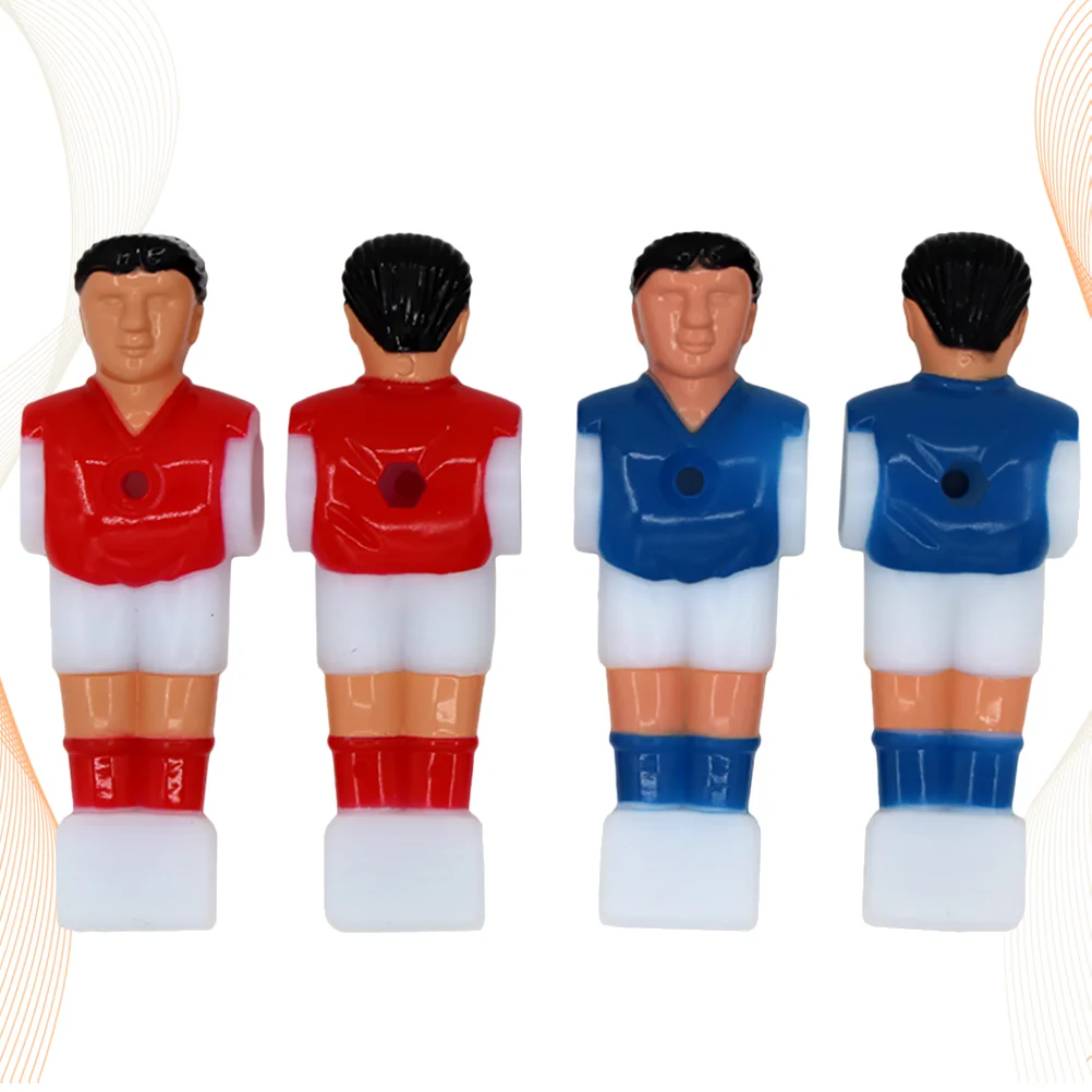 4 Buah Boneka Mainan Pemain Anak-anak Pemain Meja Figur Sepak Bola Permainan Sepak Bola Mini