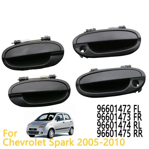 Manija de puerta exterior para Chevrolet Spark M200 Daewoo Matiz M200 2005-2010, izquierda y derecha, 1 ud. 96601472 96601473 96601474 96601475