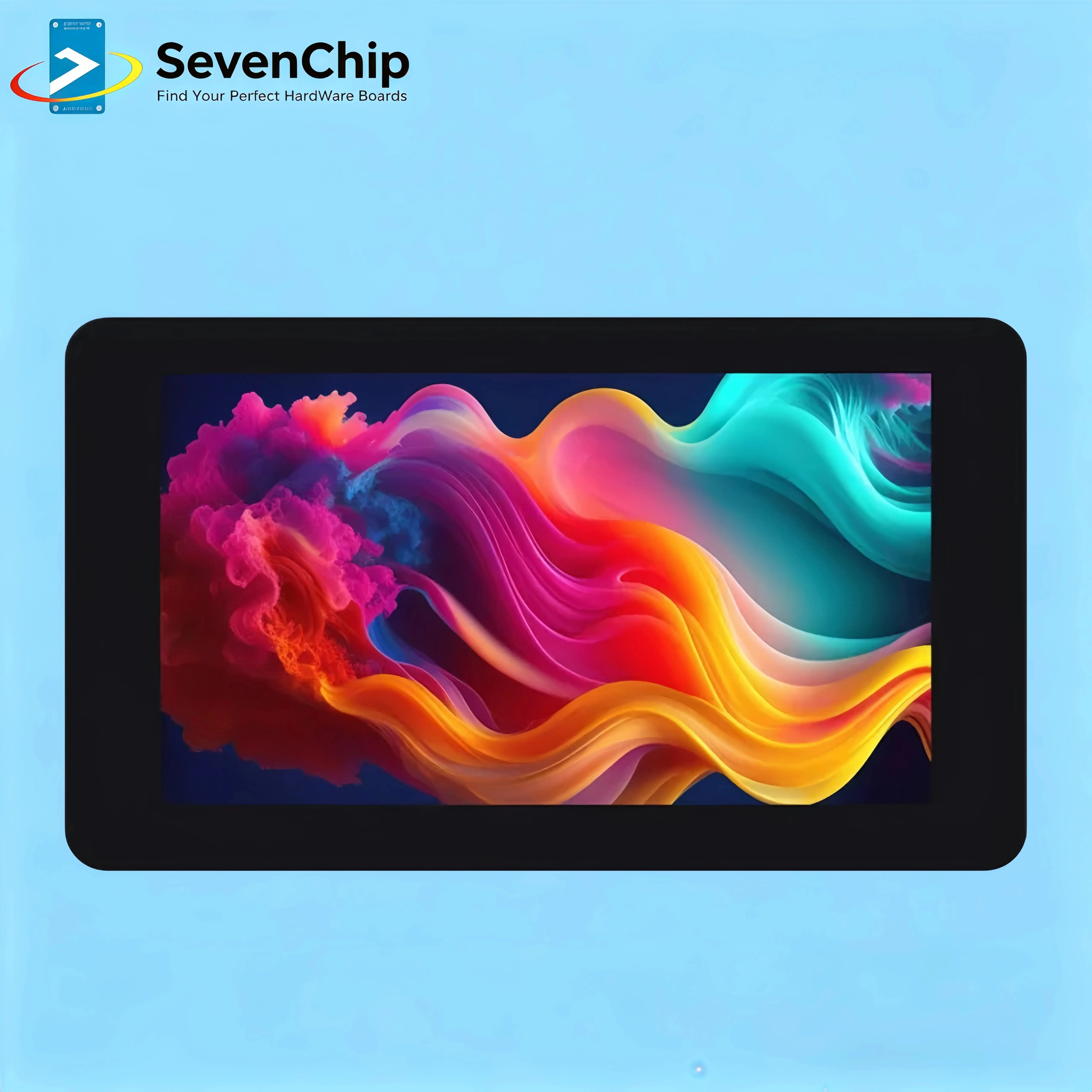 Waveshare 7Inch Touch Display Kit For Raspberry Pi, With 1024×600, 5-point Capacitive Touch Zero Zero-DISP-7A
