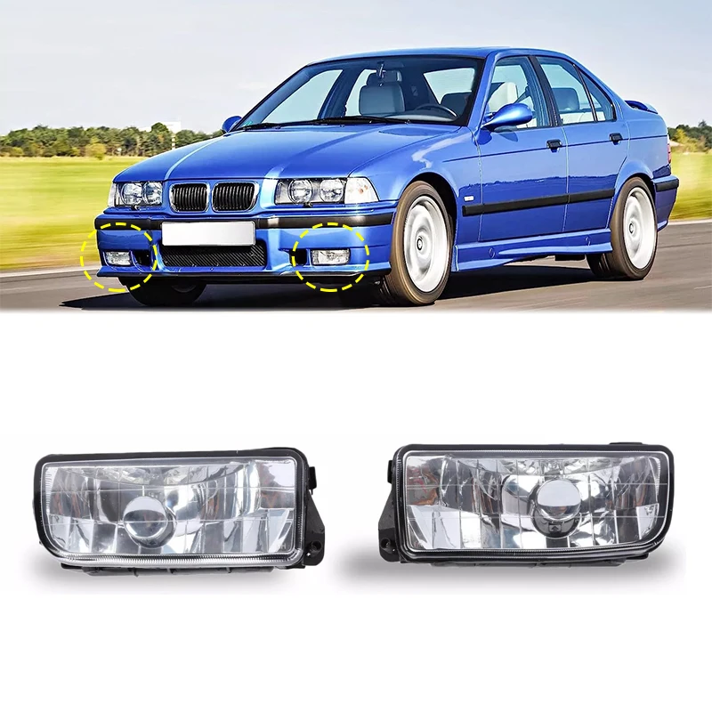 

Противотуманные фары переднего бампера (без лампы) для BMW M3 3 серии E36 318i 320i 323i 325i 328i 1992-1998 гг. 63178357389 63178357390