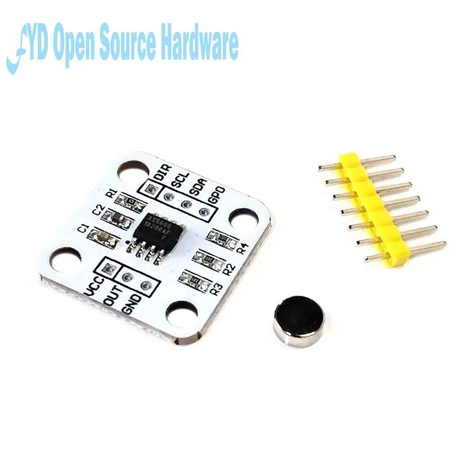 1pcs AS5600 Magnetic Encoder Induction Angle Measurement Sensor Module 12bit High Precision