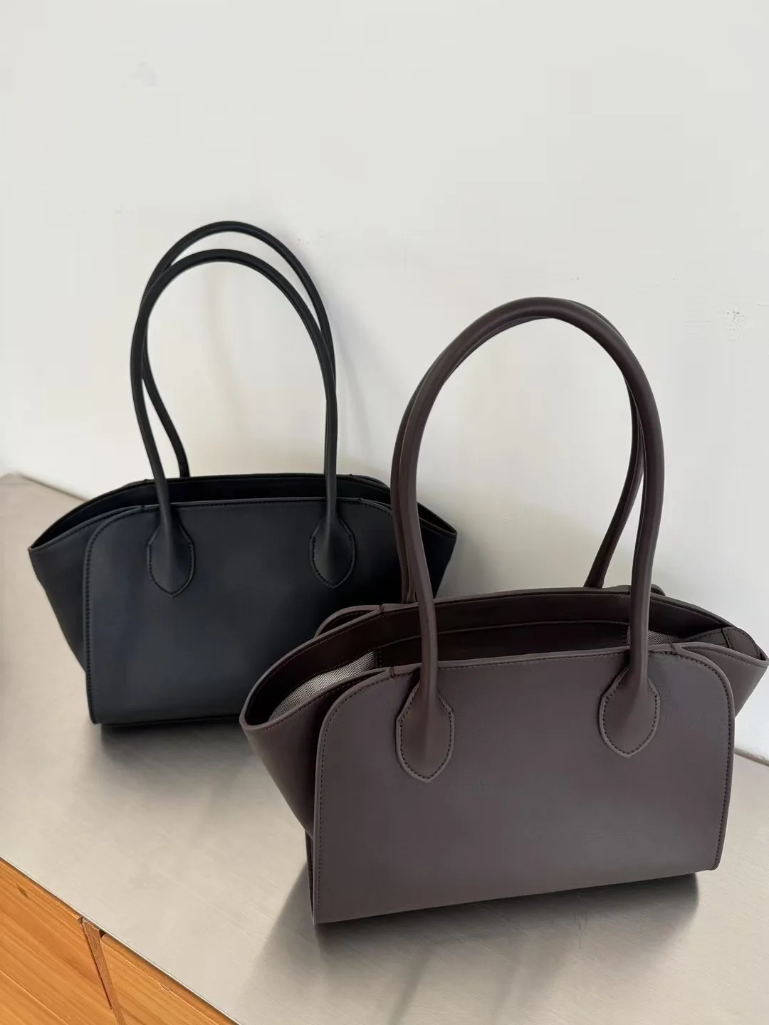

High Quality Genuine Leather Large Bag Marlo 14 Luxury Designer Handbag Soft Cowhide Tote Fashion Casual travel Women bag