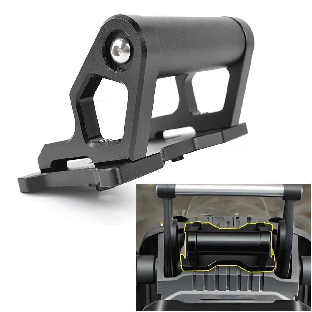 

Motorcycle Front Stand Holder Smartphone For CFMoto 450 MT 2024-2025 CF Moto 450MT GPS Bar Mobile Phone Stand GPS Black
