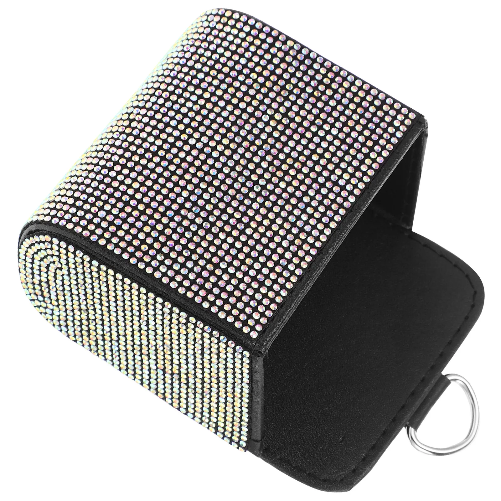 Air Vent Hanging Storage Bag Rhinestone Car Pocket Coin Organizer Phone Snack Holder Car Air Vent Storage Organizer