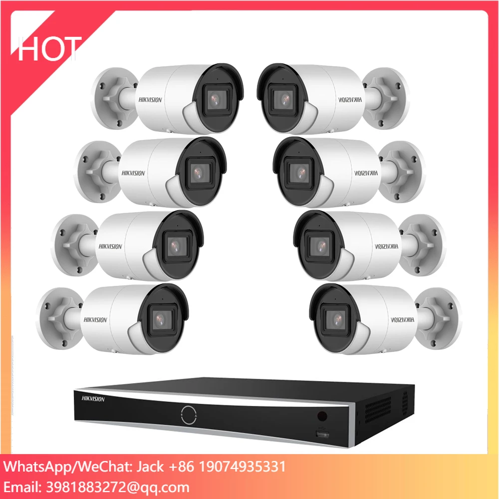 

8CH Full HD 4MP 2K POE Surveillance Set Dvr System Security Cctv Camera System Hik Vision
