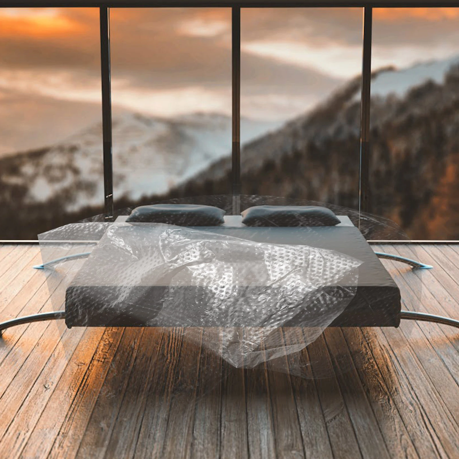 

Weak Tack Dust Protection Film For Home Renovation Painting Furniture Automotive Artistic Plastic Drop Cloth